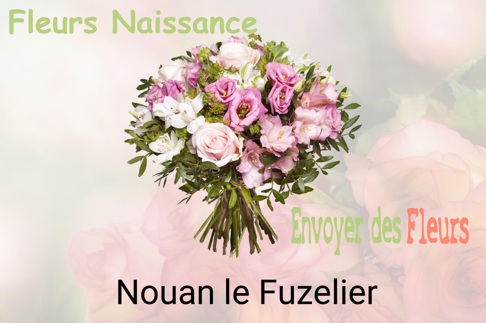 Bouquet de fleurs de naissance livré à Nouan-le-Fuzelier